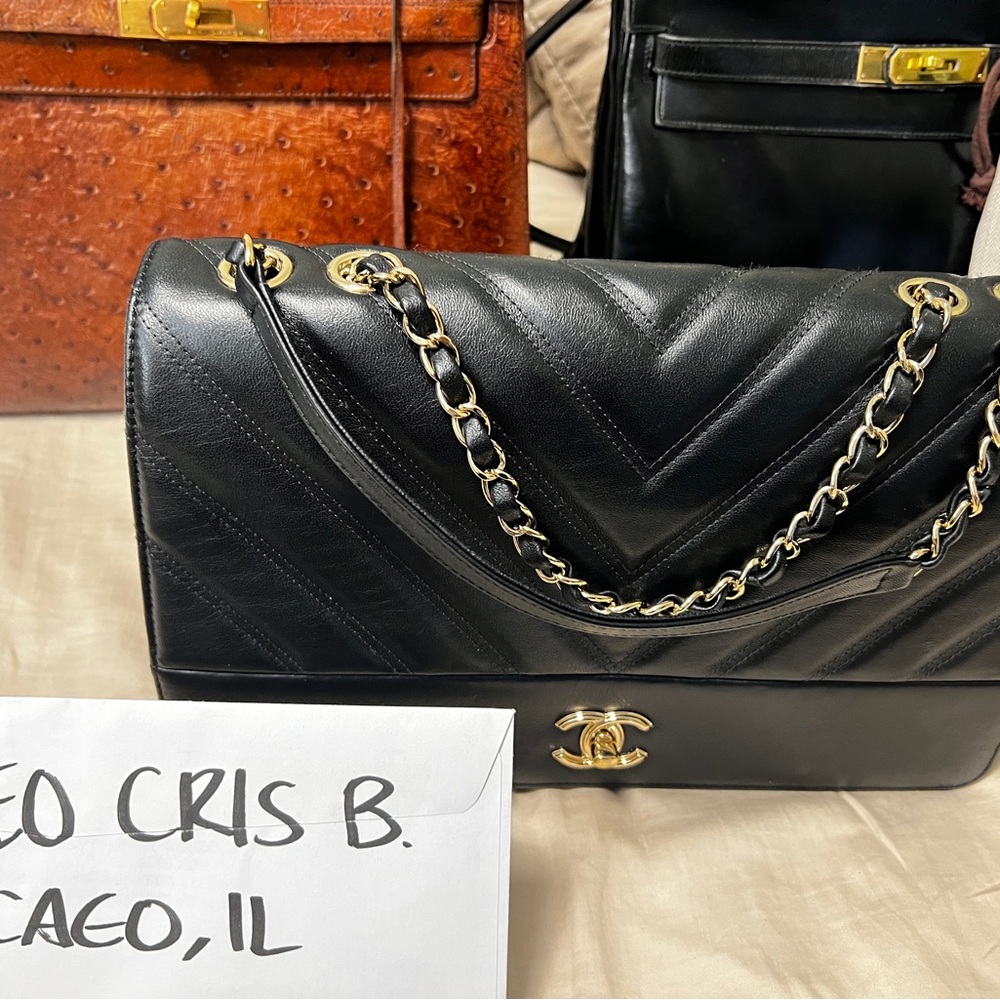 Chanel Lambskin Medium Flap bag LGH